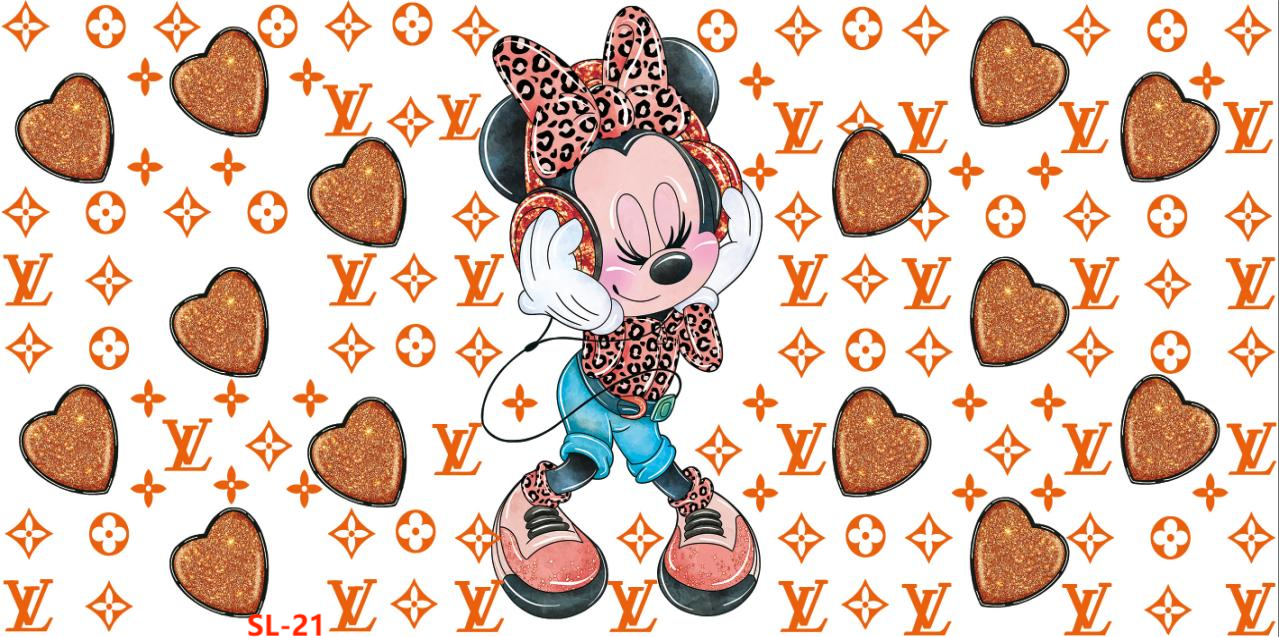 【16Ozn】L&V系/随時に更新/ステッカー/カップラップ/Diyシール/240*110mm/L&V系列杯贴