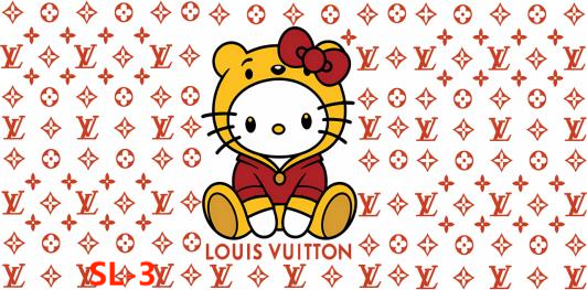 【16Ozn】L&V系/随時に更新/ステッカー/カップラップ/Diyシール/240*110mm/L&V系列杯贴