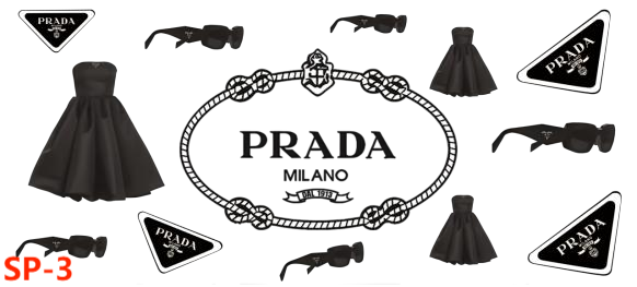 【16Ozn】PR系/随時に更新/ステッカー/カップラップ/Diyシール/240*110mm/PR系列杯贴