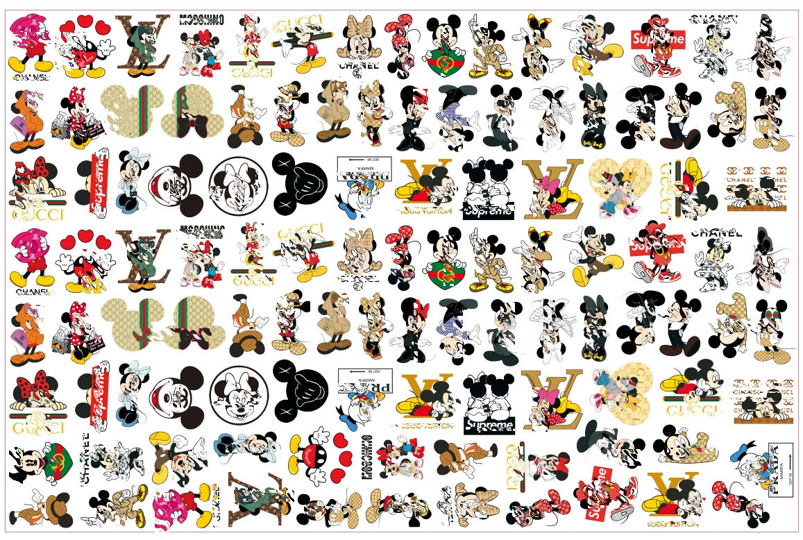 【A52】LOGO MI~KI/2cm 4cm 8cm/不规则/アクリル素材パーツ/DIY/デコパーツ