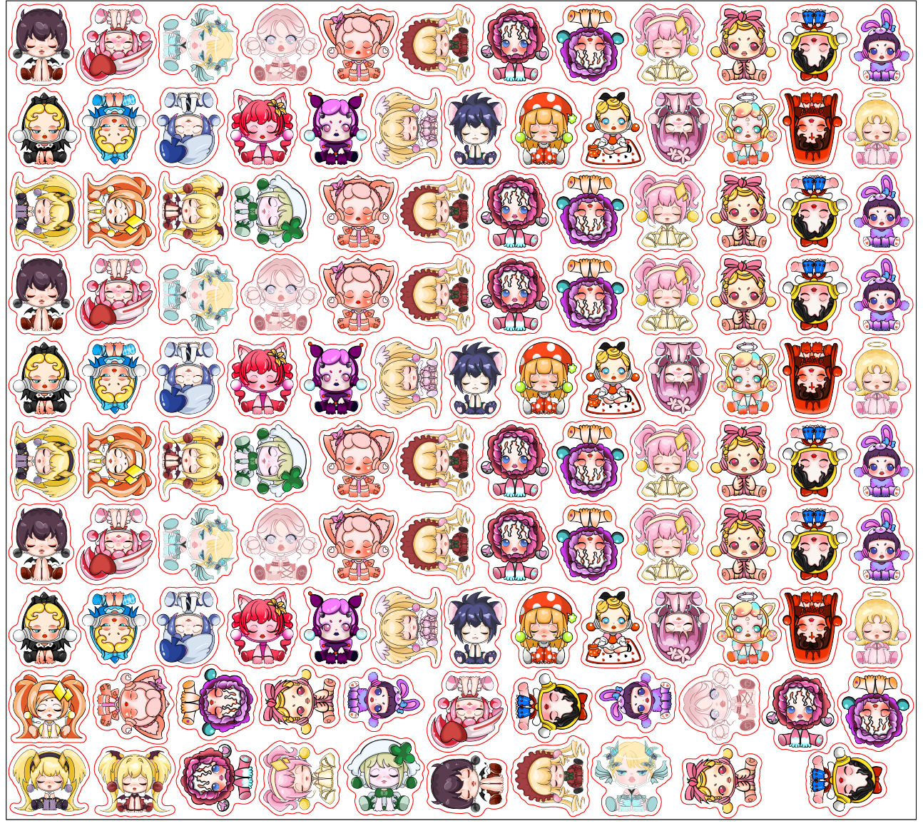 【A327】SP甜心 /1cm/イレギュラー/アクリル素材パーツ/DIY/デコパーツ