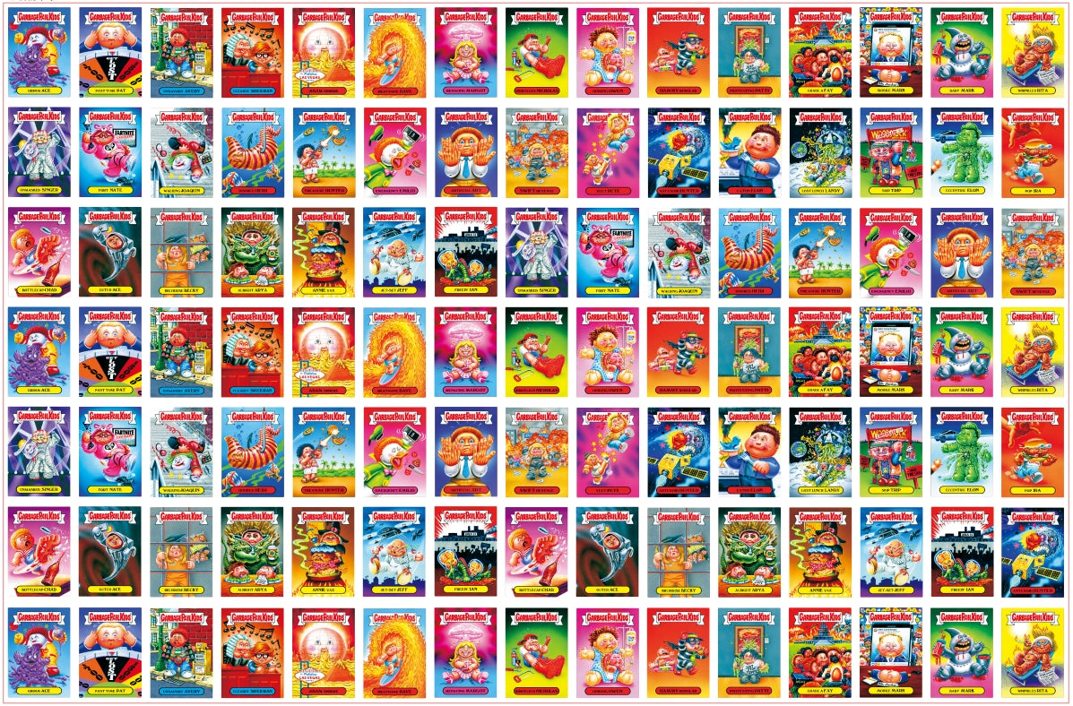 【A183】garbage pail kidsスクエア /4cm 8cm/アクリル素材パーツ/DIY/デコパーツ/新款 garbage pail kids