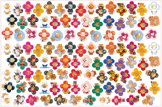 【A190】New L&Ⅴキャラーvivi&enne/2cm 4cm 8cm 10cm/不规则/アクリル素材パーツ/DIY/デコパーツ/新款L&Ⅴ玩偶vivi&enne