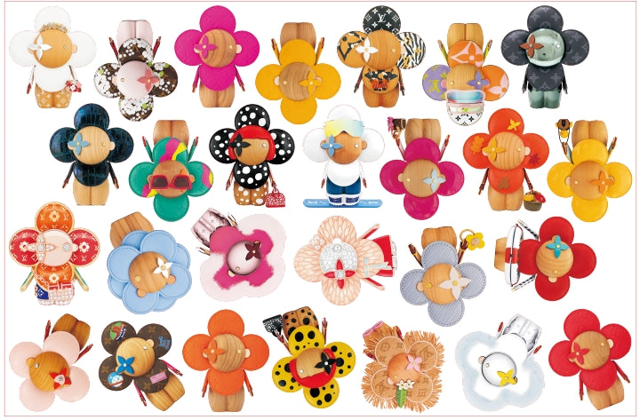 【A190】New L&Ⅴキャラーvivi&enne/2cm 4cm 8cm 10cm/不规则/アクリル素材パーツ/DIY/デコパーツ/新款L&Ⅴ玩偶vivi&enne