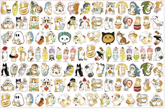 【A184】NEW mofusandモフサンド/2cm 4cm 6cm 8cm/不规则/アクリル素材パーツ/DIY/デコパーツ/新款mofusand福猫珊迪