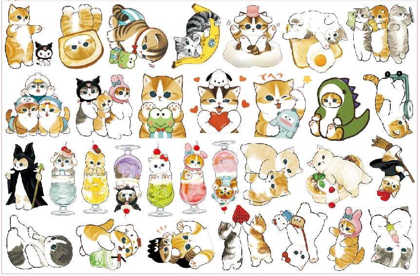 【A184】NEW mofusandモフサンド/2cm 4cm 6cm 8cm/不规则/アクリル素材パーツ/DIY/デコパーツ/新款mofusand福猫珊迪