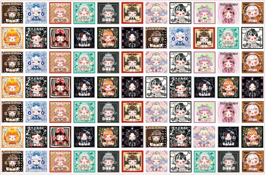 【A181】LO~GOコラボSPスクエア /4cm 8cm/アクリル素材パーツ/DIY/デコパーツ/大牌SP方片