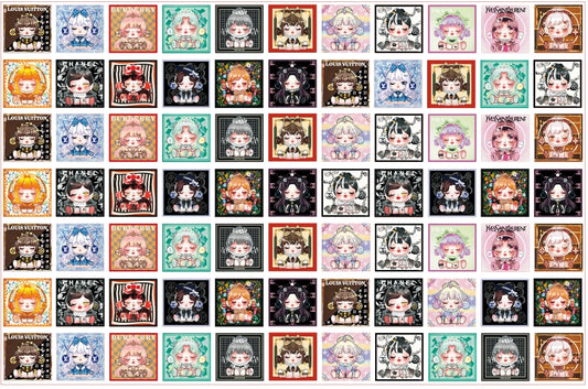 【A181】LO~GOコラボSPスクエア  /4cm 8cm/アクリル素材パーツ/DIY/デコパーツ/大牌SP方片