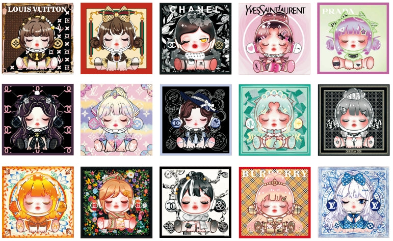 【A181】LO~GOコラボSPスクエア /4cm 8cm/アクリル素材パーツ/DIY/デコパーツ/大牌SP方片