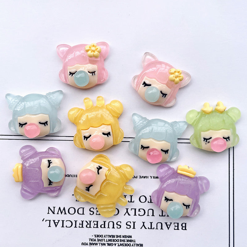 【KP03】パブルーシリーズ/随時新作更新/キャラクター/キーホルダー/DIY用/アクセサリー