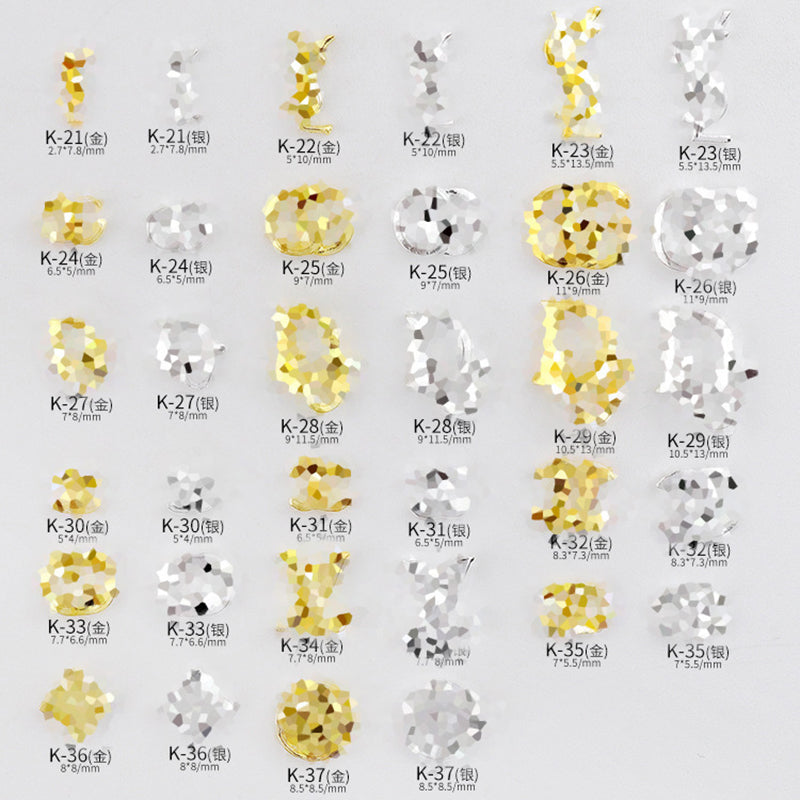 【NL01】ライブ専用/メタルLOGO/ネイルパーツ/メタル系/大量注文可/ご希望のパーツをライブで選んでください/ネイルパーツ/夜光/UVパーツ/紫外線で色変わる/多種多様/DIY/ネイル用/デコパーツ