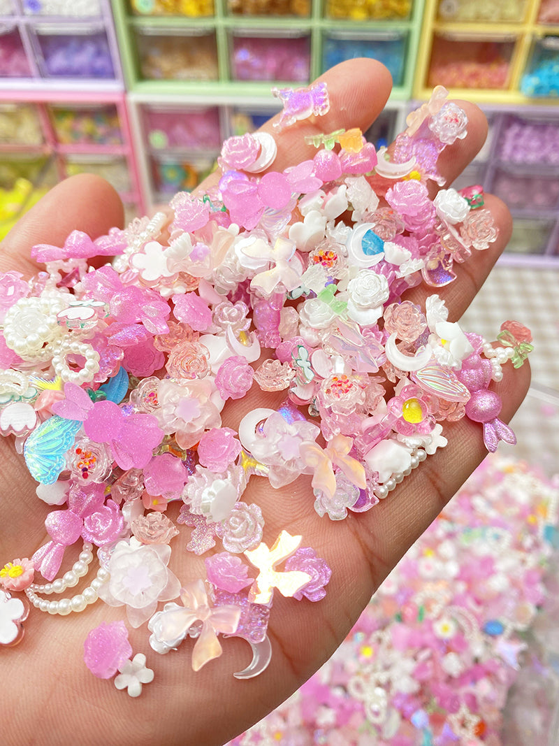 【KSボトル】本日限定/特価/混載シリーズ/5色/夜光/大量注文可/DIY/スマホ/ネイル用/デコパーツ/ハンドメイド素材