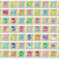 [A176] Rainbow Bear / 4cm 8cm / Acrylic Parts / DIY / Deco Parts Rainbow Bear Square 