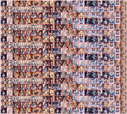 【A301】镭射セーラームーン美少女2.0/ 2cm 4cm 5cm 8cm 10cm 16cm 20cm/四角/アクリル素材パーツ/DIY/デコパーツ 水冰月美少女2.0