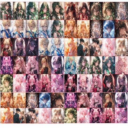 【A302】セーラームーン美少女3.0/特製花火ようなピカピカ/ 2cm 4cm  8cm 10cm 16cm 20cm/四角スクエア/アクリル素材パーツ/DIY/デコパーツ/水冰月美少女3.0