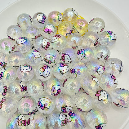 【B129】透明纹理KT珠/DIYボールペン用/手作り/アクセサリーハンドメイド素材