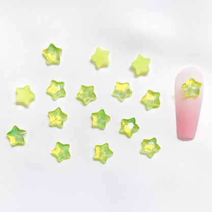 【N51】モカ星/多色/ネイルパーツ/デコパーツ/レジンパーツ/樹脂/卸売可/DIY/ホイップデコ