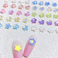 [N51] Mocha Star / Multicolor / Nail Parts / Deco Parts / Resin Parts / Wholesale Available / DIY / Whipped Deco 