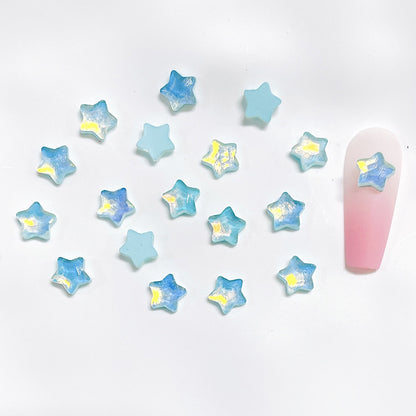 【N51】モカ星/多色/ネイルパーツ/デコパーツ/レジンパーツ/樹脂/卸売可/DIY/ホイップデコ