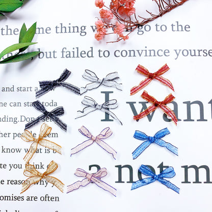 【LA02】レースリボン/ネイルパーツ/デコパーツ/DIY用/ヘアピン用/ホイップデコ/曲边