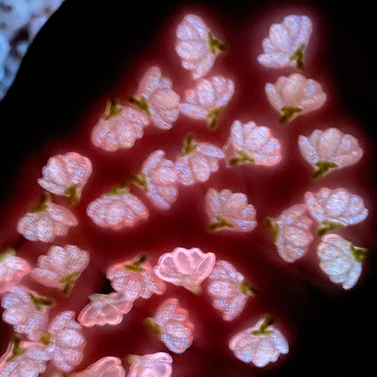 【NUY07】緑ネズミ/夜光+UV/紫外線で色変わる/多種多様/DIY/ネイル用/デコパーツ