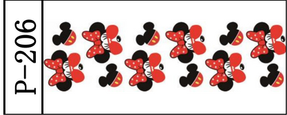 DIY笔贴 /10 PCS/111*32mm/水晶膜 P156 ~~211