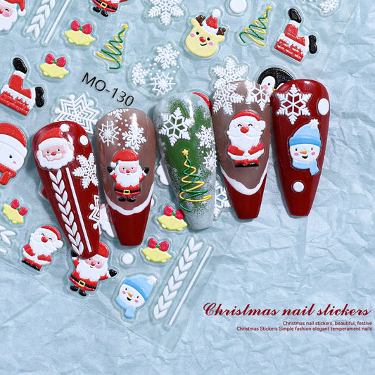 【ネイルシール】ライプ専用/5D浮き彫り/ネイル用/アクリル用/DIY用など