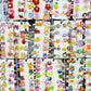 [D01] Today's Special Price/Acrylic Girl/Cute/DIY/Hairpin/Deco Parts/Clear/Various 