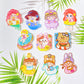 [D01] Today's Special Price/Acrylic Girl/Cute/DIY/Hairpin/Deco Parts/Clear/Various 