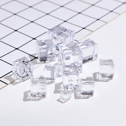 【DY01】お買い物/こおりちゃん/DIY氷ちゃん/夜光パーツ/デコパーツ/カラフル/クリアー/透明/多色