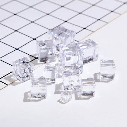 【D09】こおりちゃん/DIY氷ちゃん/デコパーツ/クリアー/透明