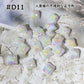 [D11] Transparent Heart / AB / DIY / Whipped Deco Parts / Smartphone Case / Hairpin / Deco Parts 