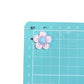 【D14】クリアー花/透明花/ヘアピン/DIY/ホイップデコ/デコパーツ/レジンパーツ/樹脂