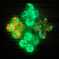 [DY15] Large Flower/Luminous/Hairpin/DIY/Whipped Deco/Deco Parts/Resin Parts/Resin 