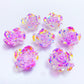 [DY09] 23mm/Luminous/Rose/Flower/Hairpin/DIY/Whipped Deco/Deco Parts/Resin Parts/Resin/Bulk Orders Accepted 
