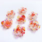 [DY09] 23mm/Luminous/Rose/Flower/Hairpin/DIY/Whipped Deco/Deco Parts/Resin Parts/Resin/Bulk Orders Accepted 