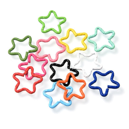 【DS01 DS02 DS03】DIY用素材パーツ/カラフル/丸形/星型/ハート/携帯チェンパーツ/手作り/手芸用品/ハンドメイド