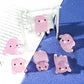 [DY02] Pink Pig / Piglet / DIY / Luminous Parts / Decorative Parts / Various Shapes / Colorful / Clear / Transparent / Multicolor 