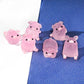 [DY02] Pink Pig / Piglet / DIY / Luminous Parts / Decorative Parts / Various Shapes / Colorful / Clear / Transparent / Multicolor 