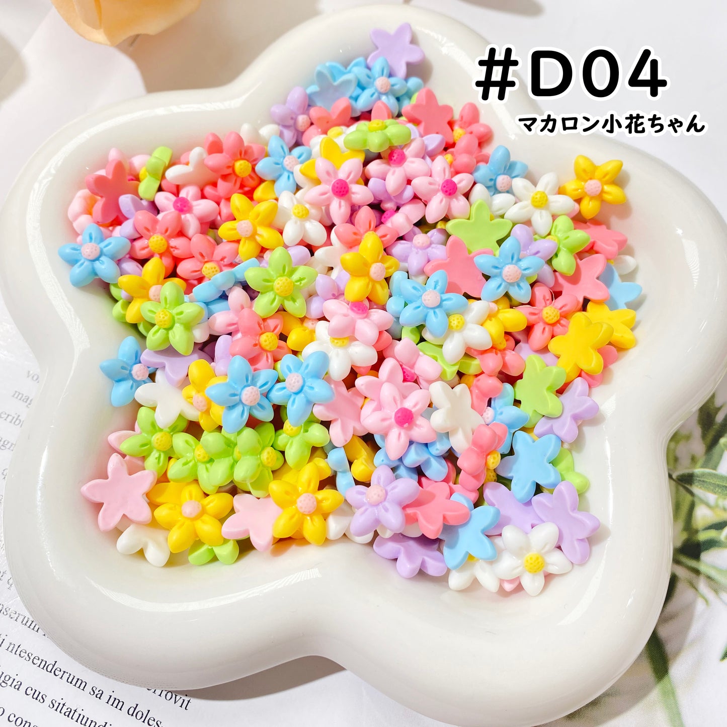 【D03】/リボン付きウサギちゃん/マカロン/カラフル/可愛い/ネイルパーツ/DIY/スマホケース用/ヘアピン用/デコパーツ