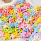 [D04] Macaron Flower / Colorful / Cute / Nail Parts / DIY / For Smartphone Cases / Hairpins / Deco Parts 