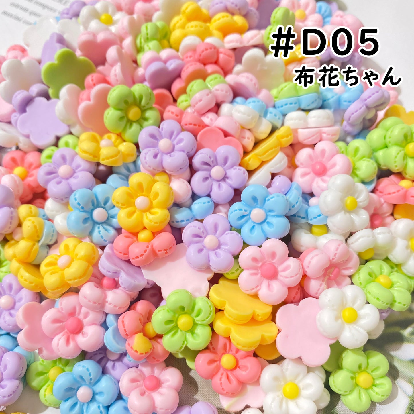 【D03】/リボン付きウサギちゃん/マカロン/カラフル/可愛い/ネイルパーツ/DIY/スマホケース用/ヘアピン用/デコパーツ