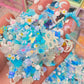 [NY12] Green Flower / Bulk Orders Available / Luminous + UV / Color Changes with UV Light / Wide Variety / DIY / Nail Art / Decorative Parts 