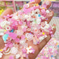 [NY12] Green Flower / Bulk Orders Available / Luminous + UV / Color Changes with UV Light / Wide Variety / DIY / Nail Art / Decorative Parts 