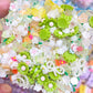 [KS01 Flower Case] Nail Art Parts / Mixed Series / 5 Colors / Luminous / Bulk Orders Available / DIY / Smartphone / Nail Art / Decorative Parts / Handmade Materials 