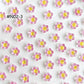 [N02] Clear Small Flowers / Transparent / DIY / For Nails / Deco Parts / Cute Parts / Multicolor
