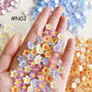 [N02] Clear Small Flowers / Transparent / DIY / For Nails / Deco Parts / Cute Parts / Multicolor