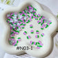 [N01] Sparkly 3D Butterfly / DIY / Nail Art / Decorative Parts / Cute Parts / 2 Colors 