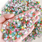 [N03] Sold out, but please contact us if you would like to purchase again!!! Clear Tulips / Super Cute / Transparent / Small Flowers / DIY / Nail Art / Decorative Parts / Cute Parts / Multicolor
