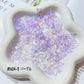 [N04] Mermaid Tail / Colorful / Super Cute / Transparent / DIY / Nail Art / Decorative Parts / Cute Parts / Multicolor 